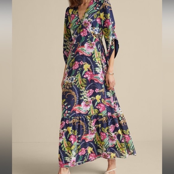 Soft Surroundings Samantha Maxi Dress S - Picture 2 of 9